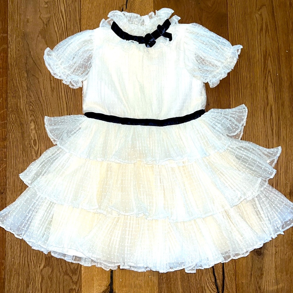 Stunning Janie & Jack 3 tiered holiday dress